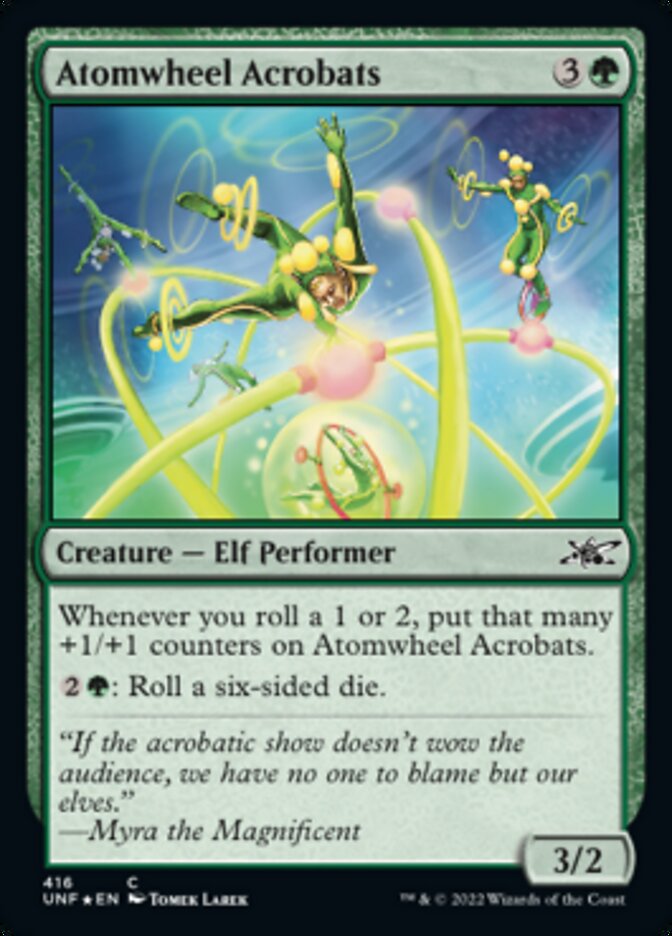 Atomwheel Acrobats (Galaxy Foil) [Unfinity] | North Game Den