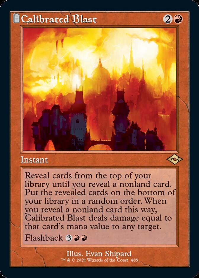 Calibrated Blast (Retro) [Modern Horizons 2] | North Game Den