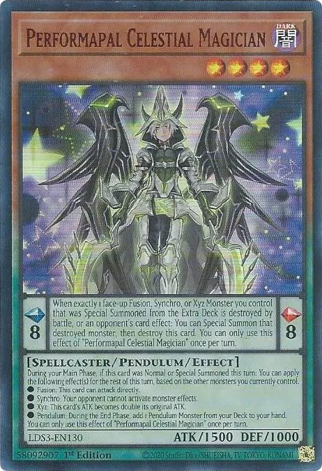 Performapal Celestial Magician (Red) [LDS3-EN130] Ultra Rare | North Game Den