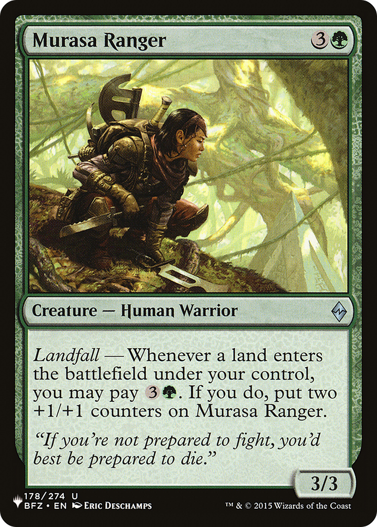 Murasa Ranger [The List] | North Game Den