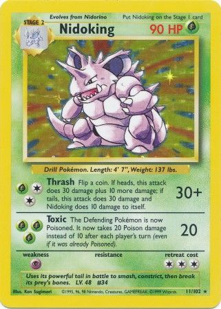 Nidoking (11/102) [Base Set Unlimited] | North Game Den