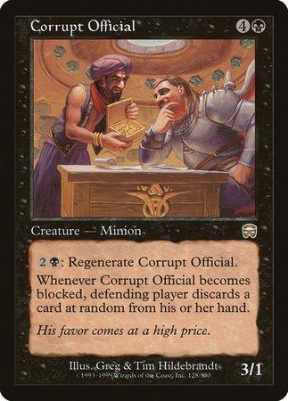 Corrupt Official [Mercadian Masques] | North Game Den