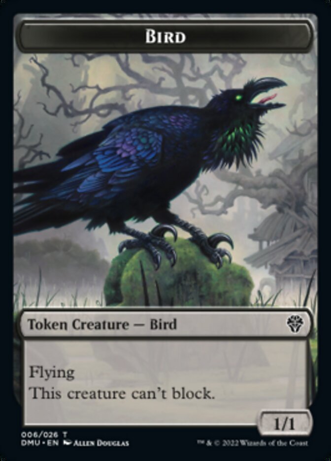 Soldier // Bird (006) Double-sided Token [Dominaria United Tokens] | North Game Den