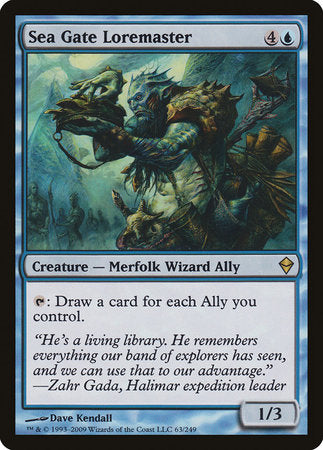 Sea Gate Loremaster [Zendikar] | North Game Den