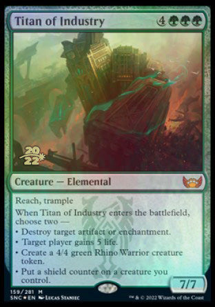 Titan of Industry [Streets of New Capenna Prerelease Promos] | North Game Den