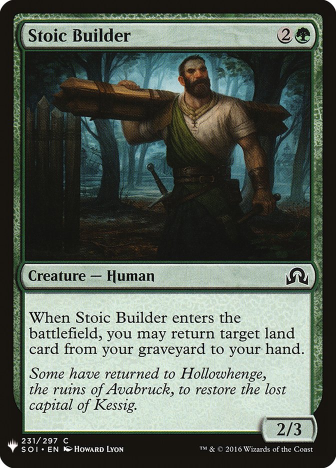 Stoic Builder [Mystery Booster] | North Game Den