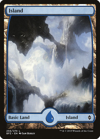 Island (256) - Full Art [Battle for Zendikar] | North Game Den