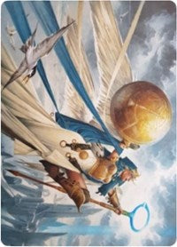 Linvala, Shield of Sea Gate Art Card [Zendikar Rising Art Series] | North Game Den