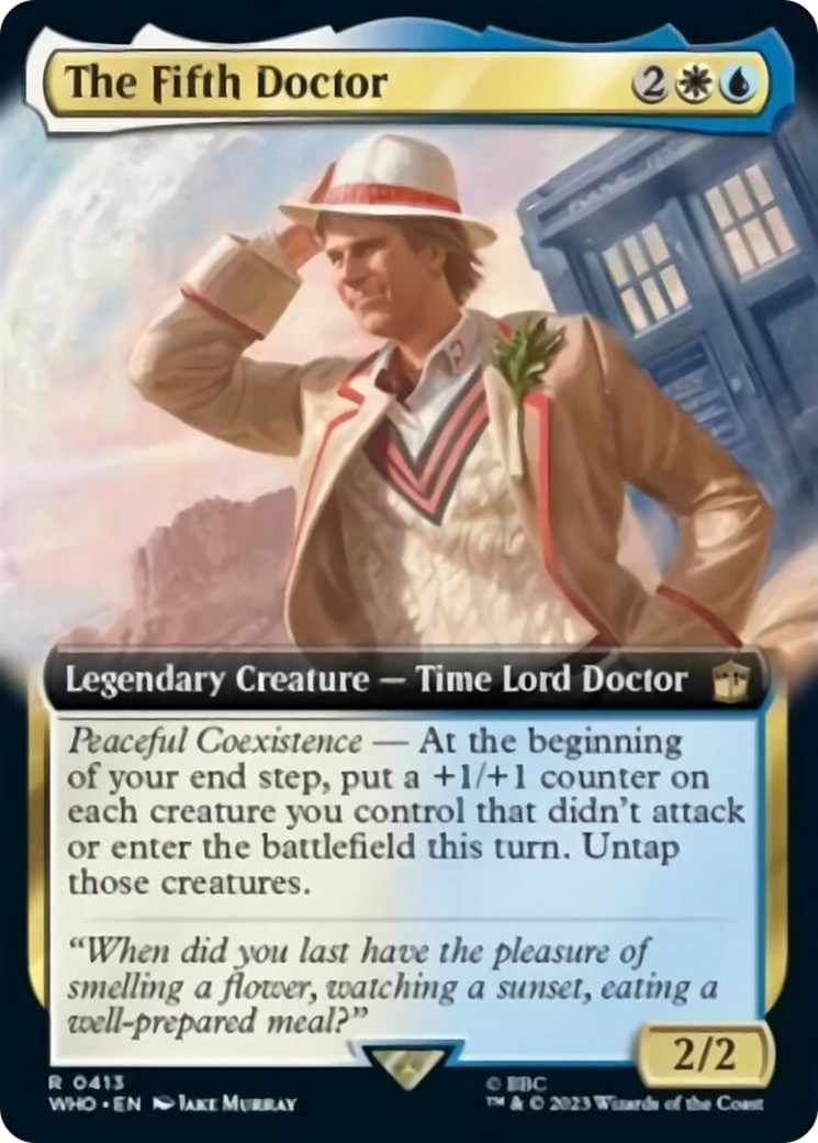 The Fifth Doctor (Extended Art) [Doctor Who] | North Game Den