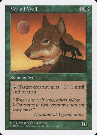Wyluli Wolf [Fifth Edition] | North Game Den