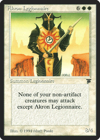 Akron Legionnaire [Legends] | North Game Den