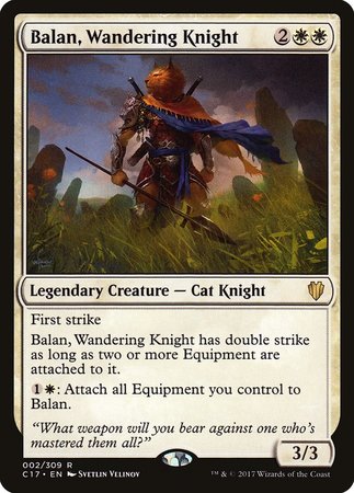 Balan, Wandering Knight [Commander 2017] | North Game Den