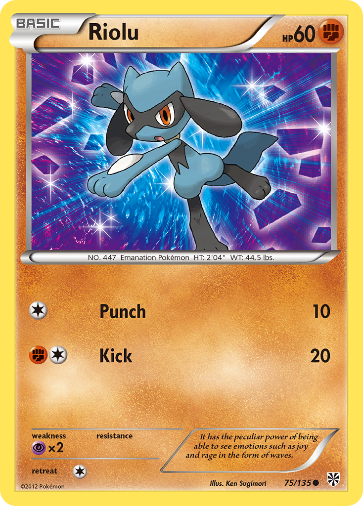 Riolu (75/135) [Black & White: Plasma Storm] | North Game Den