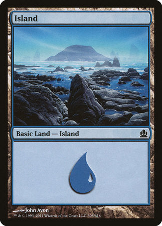 Island (305) [Commander 2011] | North Game Den