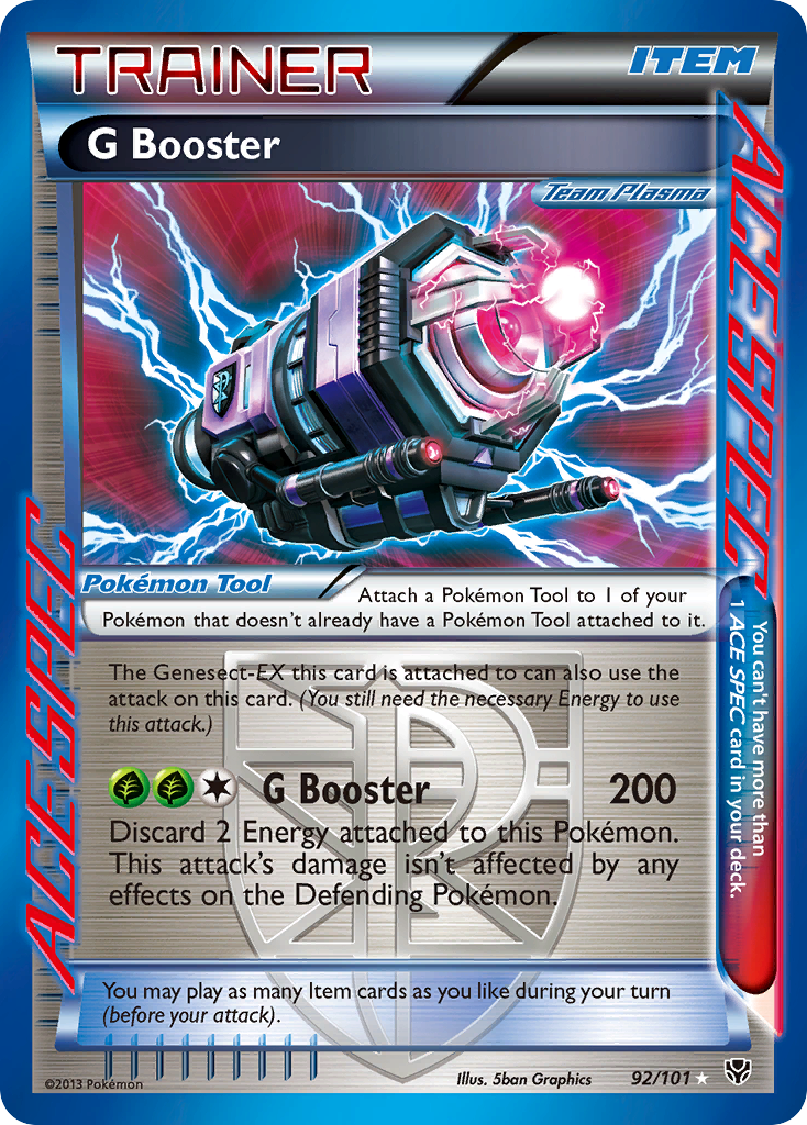 G Booster (92/101) [Black & White: Plasma Blast] | North Game Den