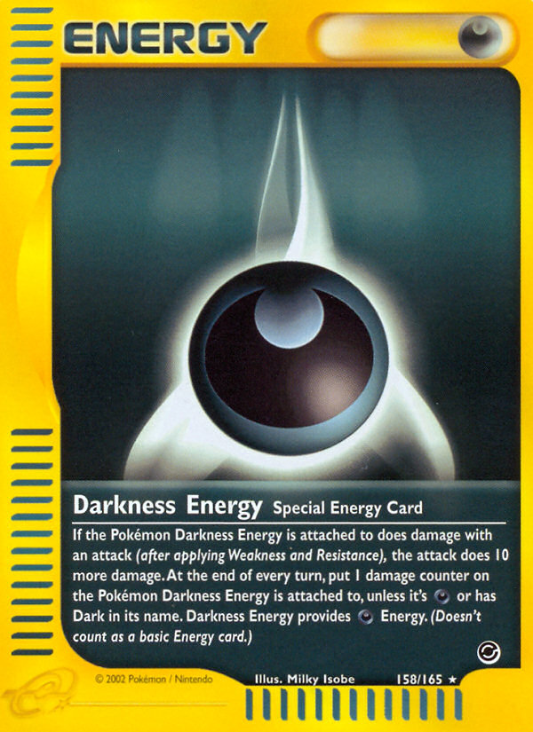 Darkness Energy (158/165) [Expedition: Base Set] | North Game Den