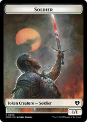 Soldier // Ogre Double-Sided Token [Commander Masters Tokens] | North Game Den