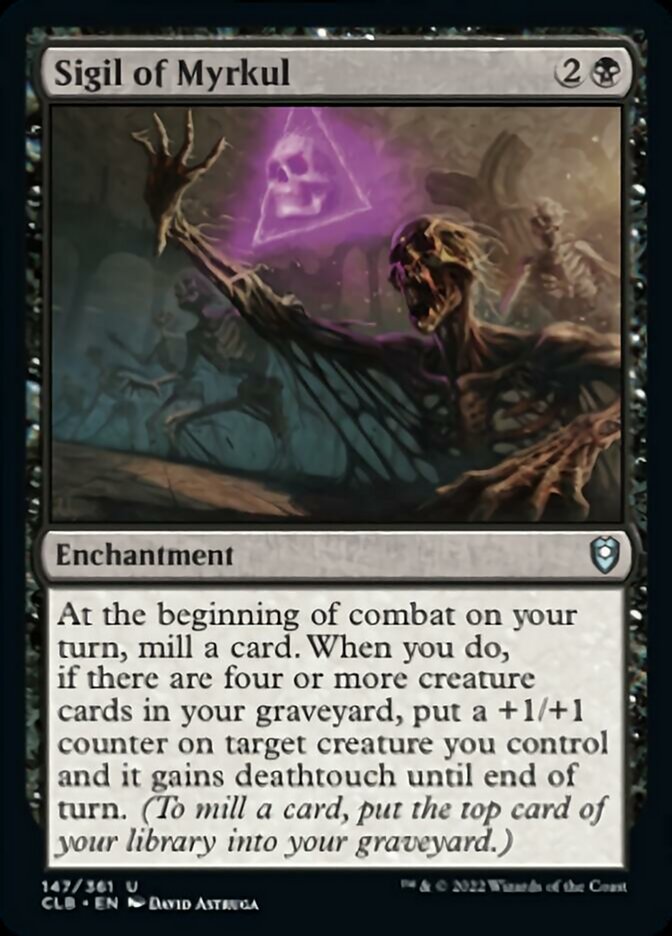 Sigil of Myrkul [Commander Legends: Battle for Baldur's Gate] | North Game Den