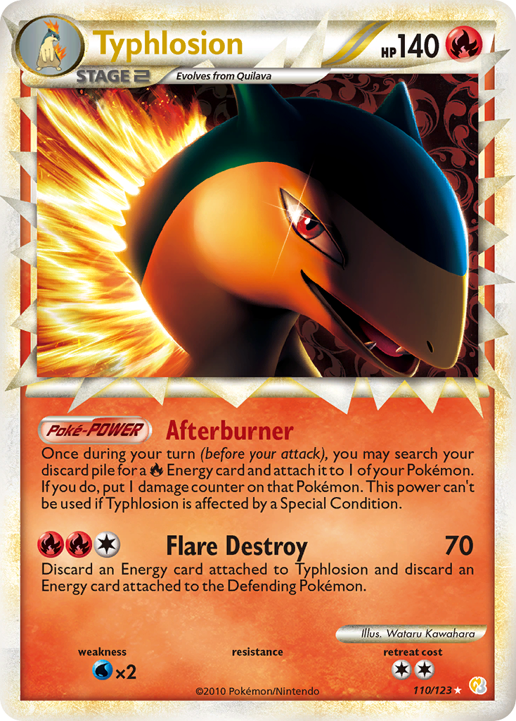 Typhlosion (110/123) [HeartGold & SoulSilver: Base Set] | North Game Den