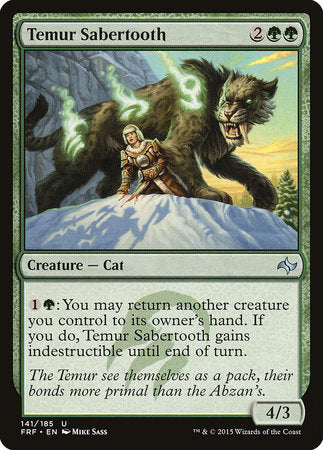 Temur Sabertooth [Fate Reforged] | North Game Den