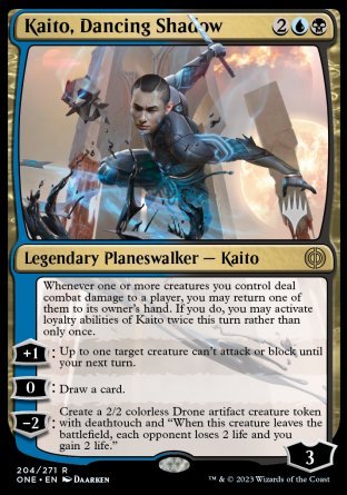 Kaito, Dancing Shadow (Promo Pack) [Phyrexia: All Will Be One Promos] | North Game Den