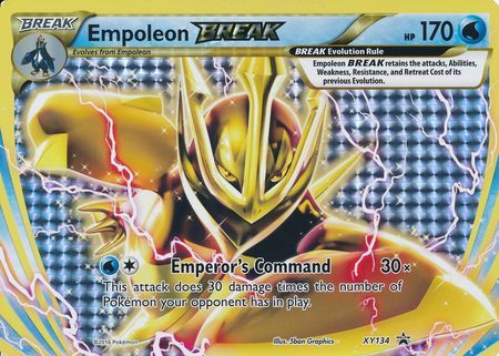 Empoleon BREAK (XY134) (Jumbo Card) [XY: Black Star Promos] | North Game Den