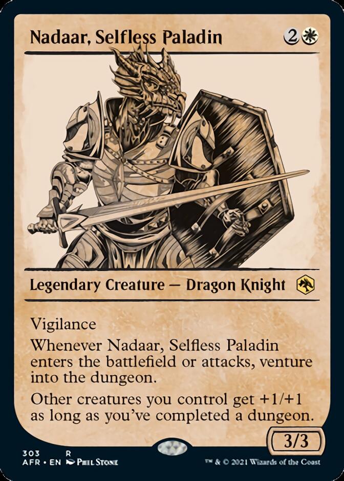 Nadaar, Selfless Paladin (Showcase) [Dungeons & Dragons: Adventures in the Forgotten Realms] | North Game Den