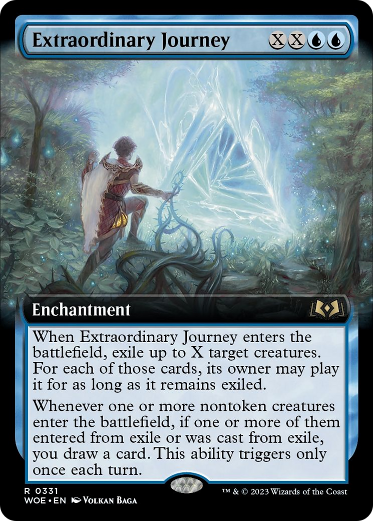 Extraordinary Journey (Extended Art) [Wilds of Eldraine] | North Game Den