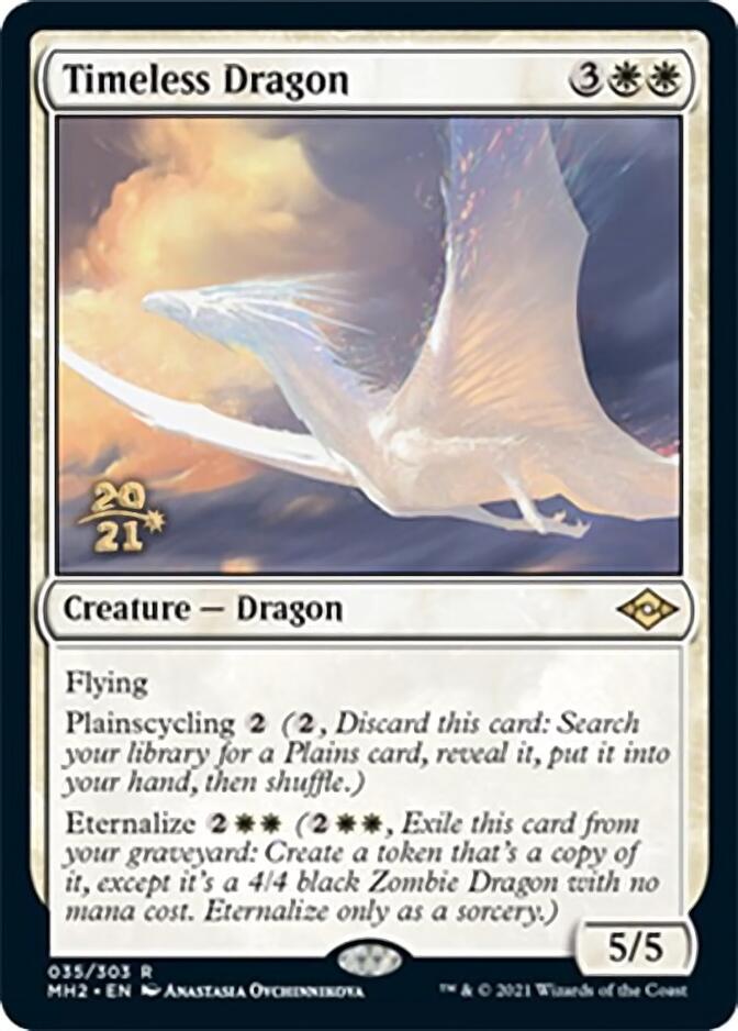 Timeless Dragon [Modern Horizons 2 Prerelease Promos] | North Game Den