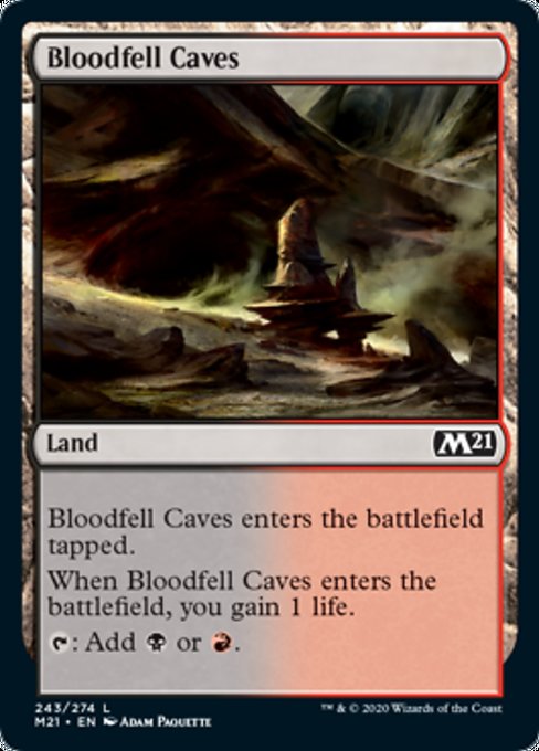 Bloodfell Caves [Core Set 2021] | North Game Den