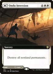 Ondu Inversion // Ondu Skyruins (Extended Art) [Zendikar Rising] | North Game Den