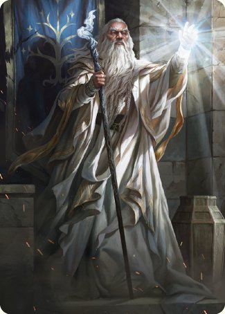 Gandalf the White Art Card [The Lord of the Rings: Tales of Middle-earth Art Series] | North Game Den