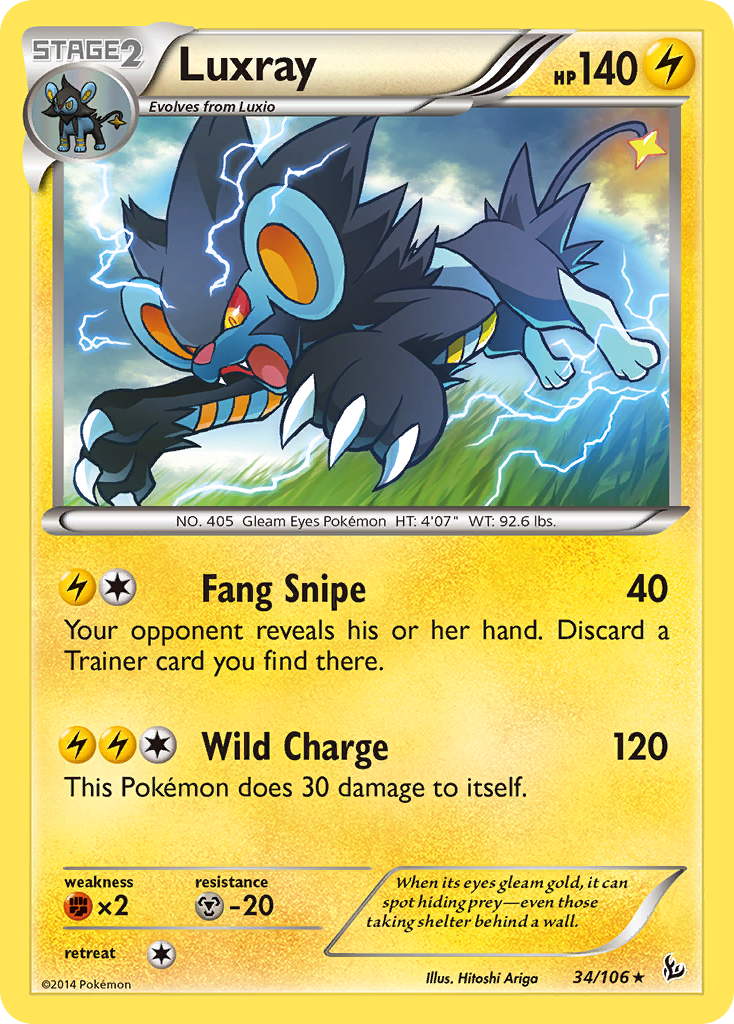 Luxray (34/106) [XY: Flashfire] | North Game Den