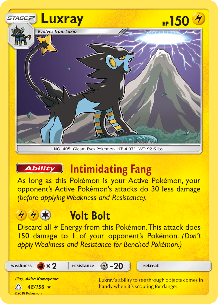 Luxray (48/156) [Sun & Moon: Ultra Prism] | North Game Den