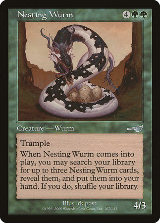 Nesting Wurm [Nemesis] | North Game Den