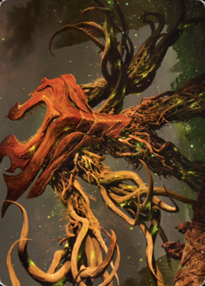 Ashaya, Soul of the Wild Art Card (Gold-Stamped Signature) [Zendikar Rising Art Series] | North Game Den