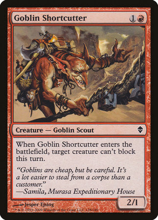 Goblin Shortcutter [Zendikar] | North Game Den