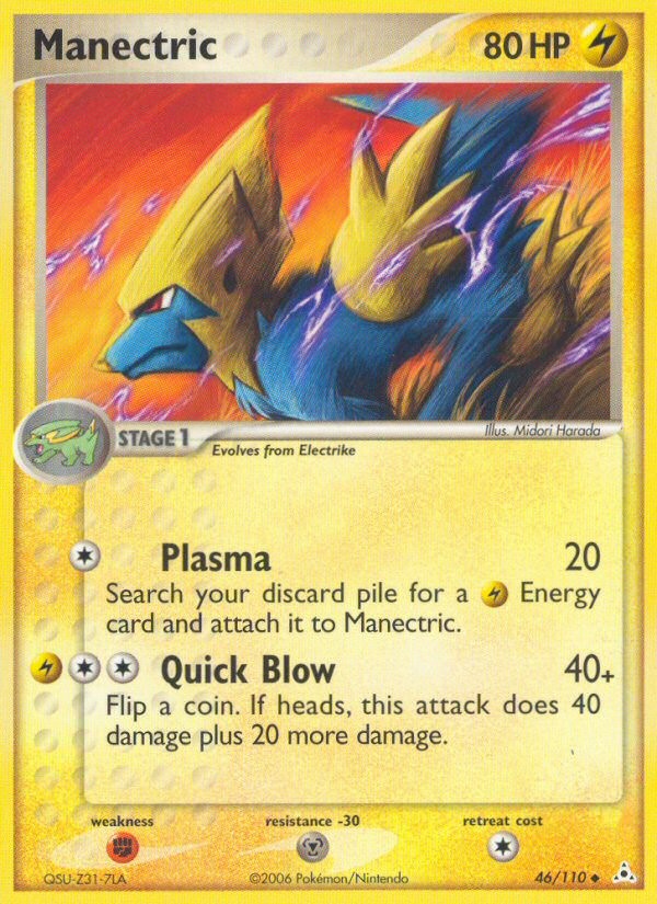 Manectric (46/110) [EX: Holon Phantoms] | North Game Den