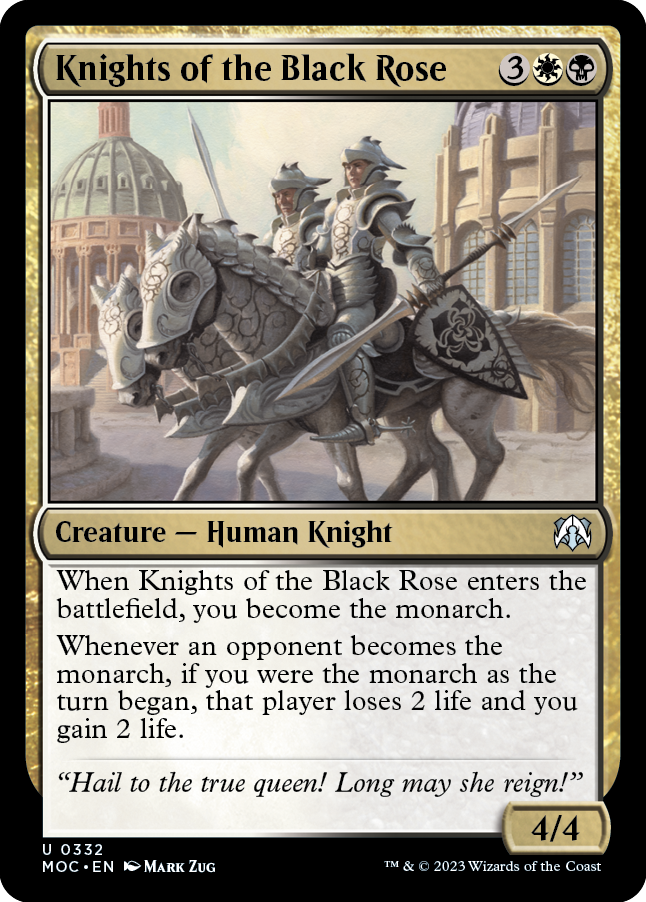 Knights of the Black Rose [March of the Machine Commander] | North Game Den
