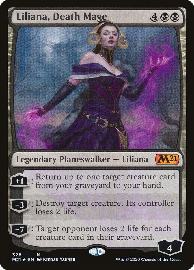 Liliana, Death Mage [Core Set 2021] | North Game Den