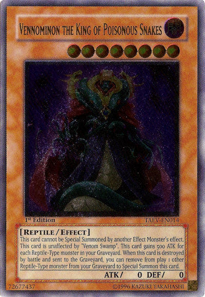 Vennominon the King of Poisonous Snakes [TAEV-EN014] Ultimate Rare | North Game Den