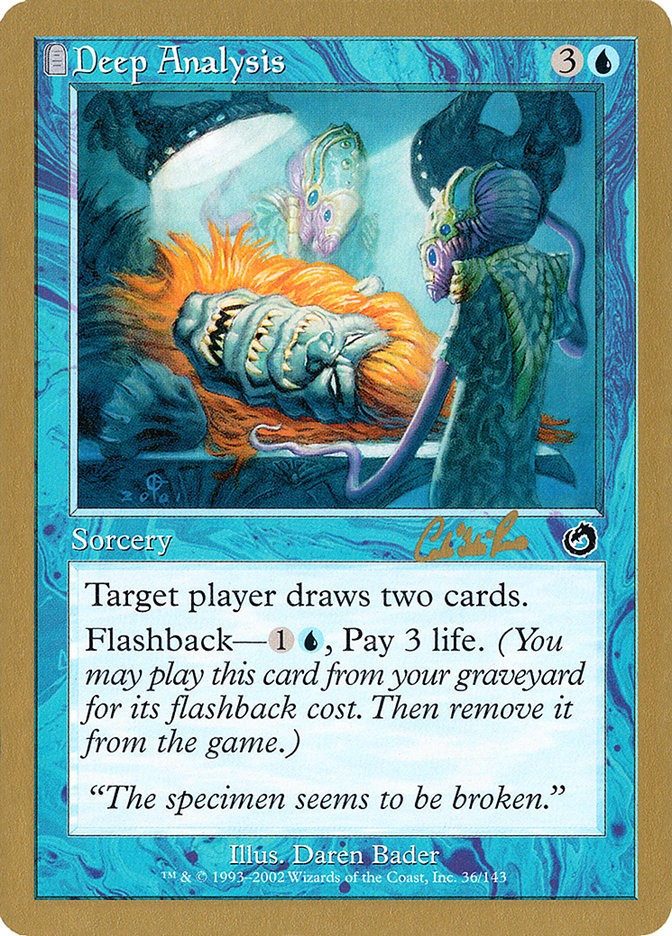 Deep Analysis (Carlos Romao) [World Championship Decks 2002] | North Game Den