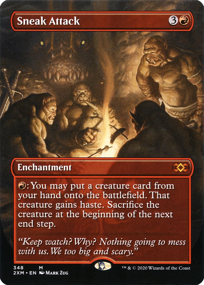 Sneak Attack (Borderless) [Double Masters] | North Game Den