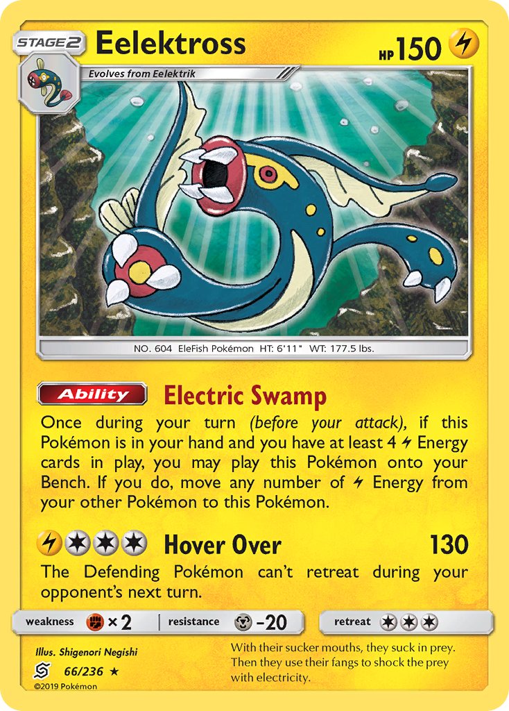 Eelektross (66/236) (Theme Deck Exclusive) [Sun & Moon: Unified Minds] | North Game Den