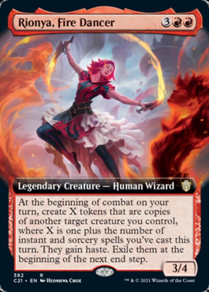 Rionya, Fire Dancer (Extended) [Commander 2021] | North Game Den