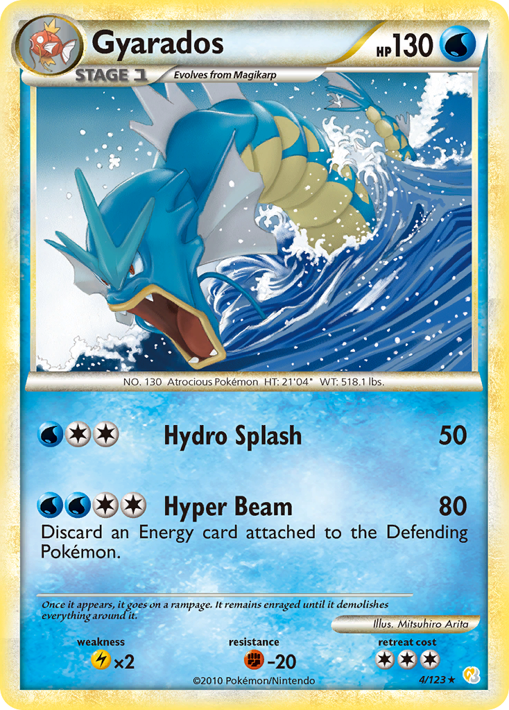 Gyarados (4/123) [HeartGold & SoulSilver: Base Set] | North Game Den