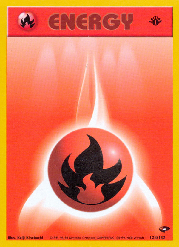 Fire Energy (128/132) [Gym Challenge 1st Edition] | North Game Den