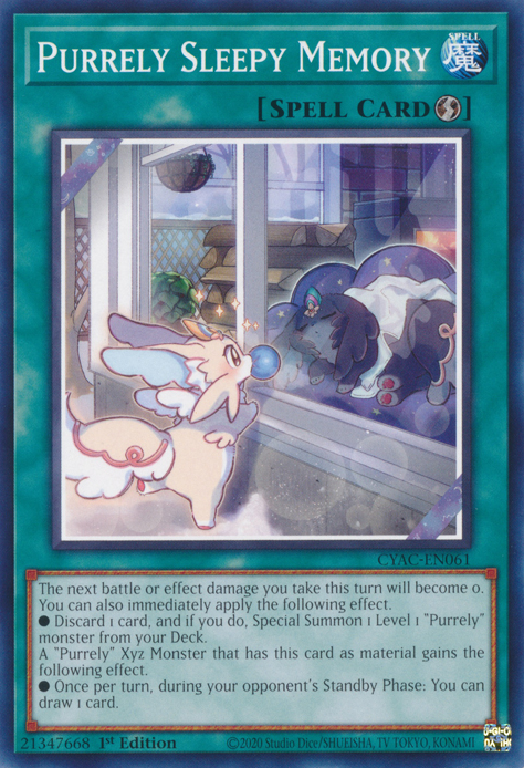Purrely Sleepy Memory [CYAC-EN061] Common | North Game Den
