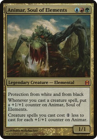 Animar, Soul of Elements (Oversized) [Commander 2011 Oversized] | North Game Den