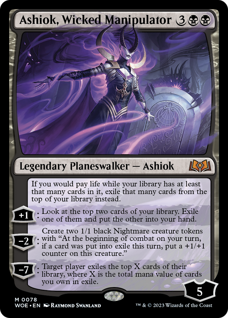 Ashiok, Wicked Manipulator [Wilds of Eldraine] | North Game Den